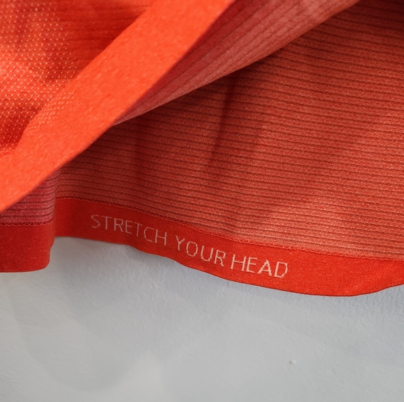 Lululemon Metal Vent Tech Orange Shirt Short Sleeve Athletic Workout Men's Large - Picture 3 of 7